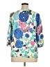 Talbots Floral Blue Pullover Sweater Size 1X - photo 2