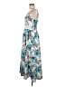 Unbranded 100% Polyester Tropical Teal Casual Dress Size M - photo 5