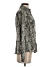 AK Anne Klein 100% Polyester Animal Print Silver Long Sleeve Blouse Size S (estimated) - photo 4