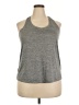 Athletic Works 100% Polyester Gray Tank Top Size XXL - photo 1