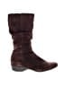 Peeps 100% Leather Burgundy Boots Size 8 - photo 1