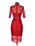 Express Red Cocktail Dress Size 0 - photo 2