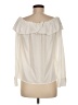 Bar III Ivory Long Sleeve Blouse Size M - photo 2