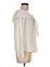 Bar III Ivory Long Sleeve Blouse Size M - photo 4