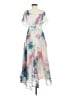 BAROK Tie-dye Blue Cocktail Dress Size M - photo 2
