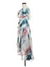 BAROK Tie-dye Blue Cocktail Dress Size M - photo 5