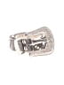 Assorted Brands 100% Leather Silver Gray Leather Belt Size XS - photo 1