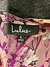 Lulus 100% Polyester Paisley Purple Casual Dress Size S - photo 7