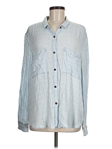 Holding Horses Long Sleeve Button-Down Shirt (view 1)