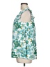 2 Hearts 100% Polyester Teal Sleeveless Blouse Size L - photo 5