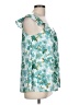 2 Hearts 100% Polyester Teal Sleeveless Blouse Size L - photo 4