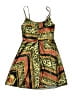 Boohoo 100% Polyester Print Green Red Cocktail Dress Size 0 - photo 2