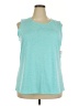 Ideology 100% Polyester Teal Sleeveless Top Size 2X - photo 1