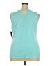 Ideology 100% Polyester Teal Sleeveless Top Size 2X - photo 2