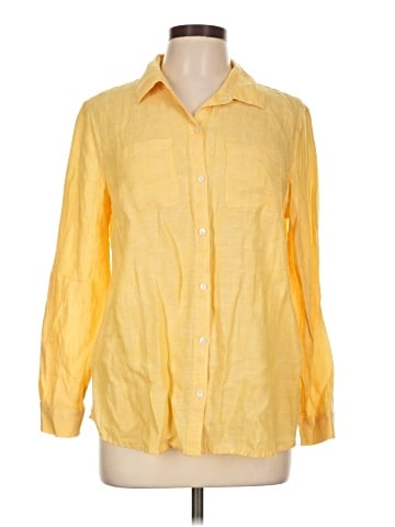 Charter Club 3/4 Sleeve Button-Down Shirt (view 1)