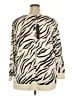 Jane and Delancey Animal Print Ivory Pullover Sweater Size 2X - photo 2