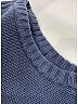 Burberry 100% Cotton Solid Black Pullover Sweater Size 10 - photo 8