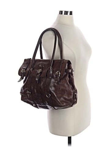 Badgley Mischka Leather Satchel (view 2)