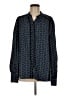 Reiss 100% Leather Print Blue Kimono Size 8 - photo 1
