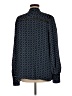 Reiss 100% Leather Print Blue Kimono Size 8 - photo 2