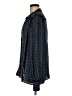 Reiss 100% Leather Print Blue Kimono Size 8 - photo 5