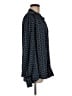 Reiss 100% Leather Print Blue Kimono Size 8 - photo 4
