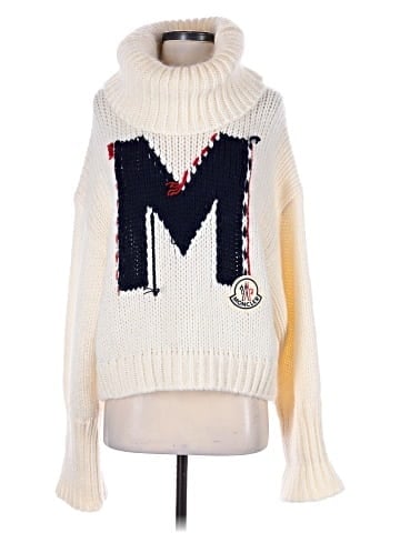 Moncler Cropped Roll Neck Sweater (view 1)