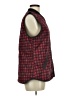 Old Navy 100% Polyester Plaid Red Vest Size L - photo 4