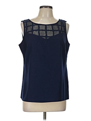 Maya Brooke Sleeveless Blouse (view 1)