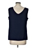Maya Brooke 100% Polyester Blue Sleeveless Blouse Size 12 - photo 2