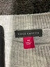 Vince Camuto Print Silver Pullover Sweater Size M - photo 7
