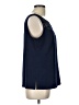Maya Brooke 100% Polyester Blue Sleeveless Blouse Size 12 - photo 4