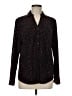 Talbots 100% Polyester Animal Print Burgundy Long Sleeve Blouse Size M - photo 1