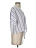 Rails Stripes Blue Short Sleeve Blouse Size XS - photo 4