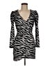 Bardot Animal Print Silver Cocktail Dress Size 6 - photo 1