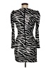 Bardot Animal Print Silver Cocktail Dress Size 6 - photo 2