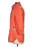 Unbranded 100% Cotton Orange 3/4 Sleeve Button-Down Shirt Size L (estimated) - photo 5