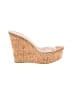 Bamboo Tan Wedges Size 8 1/2 - photo 1