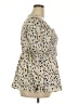 BLOOMCHIC 100% Polyester Ivory 3/4 Sleeve Blouse Size 18 - photo 4