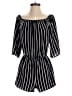 Ambiance Stripes Black Romper Size S - photo 1