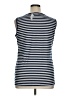 Roz & Ali Blue Sleeveless Top Size 1X - photo 2