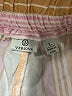 Versona 100% Viscose Stripes Yellow Shorts Size L - photo 3