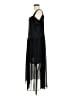 Unbranded 100% Polyester Solid Black Cocktail Dress Size M (estimated) - photo 5