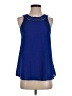 Jella C. 100% Polyester Blue Sleeveless Blouse Size S - photo 1