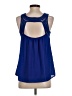 Jella C. 100% Polyester Blue Sleeveless Blouse Size S - photo 2