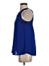 Jella C. 100% Polyester Blue Sleeveless Blouse Size S - photo 5