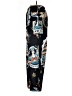 Unbranded 100% Polyester Print Black Casual Pants Size L - photo 5