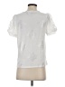 Como Blu Silver Short Sleeve Blouse Size S - photo 2