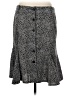 Carole Little 100% Polyester Tweed Gray Casual Skirt Size 8 - photo 1