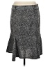 Carole Little 100% Polyester Tweed Gray Casual Skirt Size 8 - photo 2